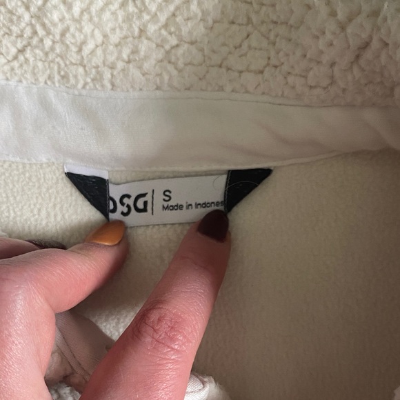 DSG Off-White Teddy Jacket for Women - Picture 2 of 4